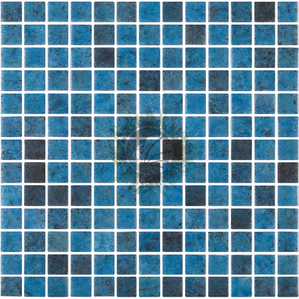 Créez votre espace à l´aide du carrelage mosaïque bleu