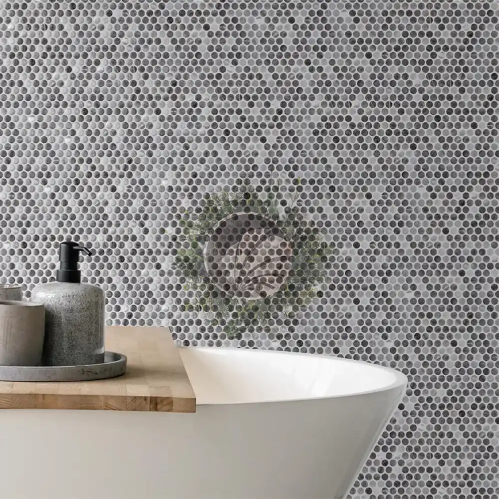 Pour une atmosphère relaxante avec du carrelage mosaique gris